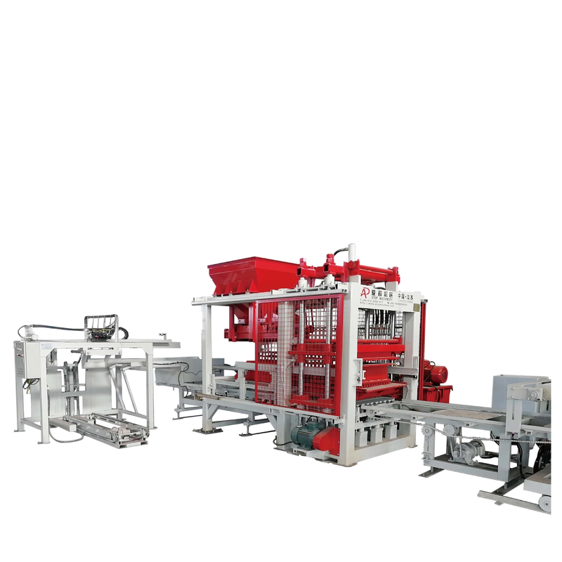 T8全自动砌块成型机（带面料）